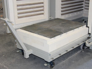 CE-Zertifizierter 1200°C Hochtemperatur-Bodenofen mit Schiebeboden, Elektrischer Ofen, Manueller Schiebebodenofen - Product Image 3