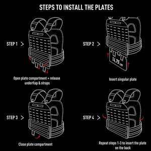 Gilet tattico per palestra con Logo personalizzato regolabile in peso ponderato - Product Image 5