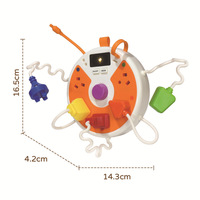 Juguete Educativo de PVC con Enchufes Simulados, Tablero de Actividades para Bebés, Entrenamiento de Concentración, Plug and Play, Unisex