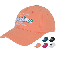 Gorra de Béisbol de 6 Paneles con Letras Bordadas Personalizadas al por Mayor, Gorra de Estilo Universitario Vintage Ajustable Unisex para Hombre y Mujer