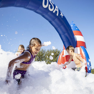 Fiesta comercial al aire libre alquiler cumpleaños inflable Bubble <span class=keywords><strong>Park</strong></span> EE. UU. para niños y adultos - Product Image 4