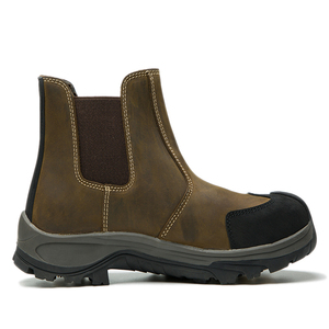 Produttori di alta qualità buon prezzo saldatura punta in acciaio vibrazione <span class=keywords><strong>pelliccia</strong></span> pelle sicurezza stivali da uomo <span class=keywords><strong>scarpe</strong></span> di sicurezza lavoro - Product Image 3