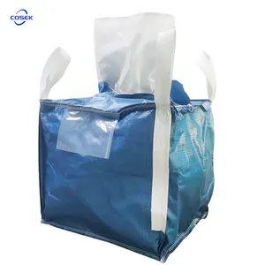 1 Ton 1.5 Ton Jumbo Tassen Pp Geweven Fibc Koffie Big Bag 1500 Kg Jumbo Sling Verpakking Tas