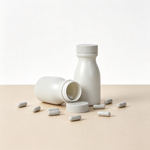Botella de HDPE con Forma de Bola de Boliche de 130 ml, Botella para Cápsulas de Vitaminas, Botella para Suplementos y Tabletas con Tapa de Rosca - Product Image 4