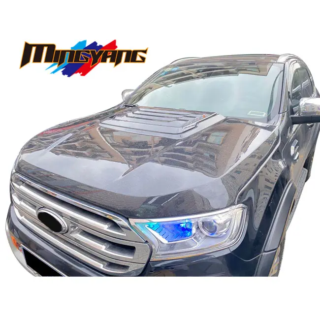 F150 Raptor Style Forged Carbon Fiber Engine Hood Bonnet ForFORD Ranger Everest Endeavour T6 T7 2016-2020