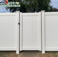 6x8 White PVC Privacy Fence Vinyl Fence Panels 8ft Outdoor