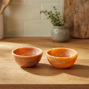Cuencos Ovalados Hechos a Mano de Aventurina Melocotón Natural y Ágata, 2 Pulgadas, Decoración de Sanación Reiki - Product Image 1