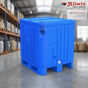 1000 Litre Rotomolded <b>Plastic</b> Cooler Box Insulated <b>Storage</b> Bin Fish Transport <b>Container</b> with Aeration - Product Image 3