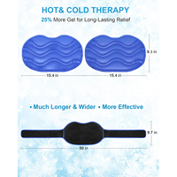 2025 nouveau pack de gel de thérapie de compresse chaude et froide réutilisable pour les blessures et le soulagement de la douleur packs de glace de taille