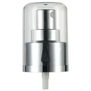 Dispensador de alumínio para embalagem cosmética, dispensador com tampas de tampa para perfume de névoa fina 24/410