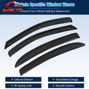 Viseras Acrílicas para Ventanas de Chevy Cobalt Sedan 05-10, Protección Solar y Contra la Lluvia, 4 Piezas - Product Image 2