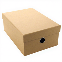 Boîtes d'emballage pour chaussures en carton ondulé de luxe, écologiques, imprimées sur mesure, gaufrées, haut de gamme, avec finition brillante/mate