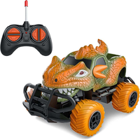 Jouets en gros les plus vendus : Voiture télécommandée mini dinosaure, voiture dinosaure de dessin animé, cadeau pour enfants, jouets de voiture RC