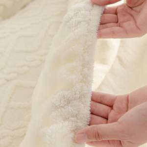 नई उच्च गुणवत्ता वाले मखमली सोफे को कवर करते हैं बड़े आकार के नरम आरामदायक टिकाऊ लोचदार सोफा स्लाइडिंग - Product Image 4