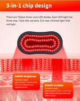 Ceinture de luminothérapie portable Suyzeko, lumière rouge 660nm 850nm, coussin de luminothérapie infrarouge rouge, appareil portable pour le soin du corps et des animaux de compagnie