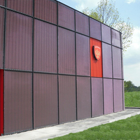 Cadre de fenêtre en aluminium pour plafond architectural, maille métallique expansée