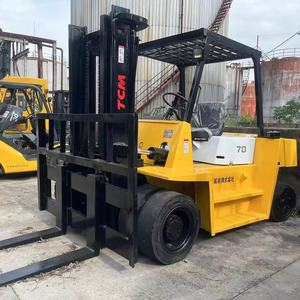 Montacargas Diésel TCM 7T FD160 de Alta Calidad, 16 Toneladas, Usado en Japón, Venta Caliente, Motor Original de Shanghái, Buen Estado, Bomba de Caja de Cambios - Product Image 1