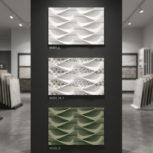 หินอ่อน3D ศิลปะการตกแต่งขนาด300X450มม. 12X18กระเบื้องปูพื้นห้องน้ำเซรามิกกระเบื้อง3D ผนัง30x45สำหรับห้องนอนออกแบบโดยบริษัทขายส่ง - Product Image 3