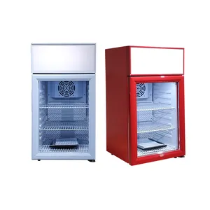 Meisda SC40B 40L 핫 세일 유리 도어 에너지 음료 샐러드 바 디스플레이 냉장고