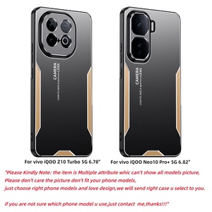 Ốp lưng điện thoại bảo vệ ống kính kim loại hợp kim nhôm cho Vivo iqoo Z10 TURBO/neo10 Pro + Ốp lưng silicon mờ - Product Image 2