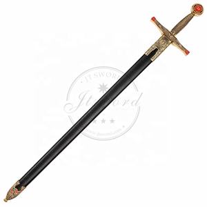Réplique d'arme de chevalier médiéval, épée <span class=keywords><strong>Excalibur</strong></span> du roi Arthur avec fourreau - Product Image 6