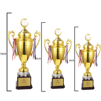 Trophée en métal durable DeMo - Gravure laser, plaqué, pour événements sportifs scolaires, ornements créatifs, haute qualité, vente en gros