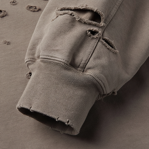 2025 mode sweats à capuche blanc lavage à l'acide à capuche pour hommes extensible et Top qualité tissu lavage à l'acide sweats à capuche - Product Image 1