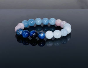 Pulsera <span class=keywords><strong>de</strong></span> piedras preciosas naturales hecha a mano, joyería <span class=keywords><strong>de</strong></span> cuentas <span class=keywords><strong>de</strong></span> cristal mixto para mujer, pulsera elástica <span class=keywords><strong>de</strong></span> equilibrio <span class=keywords><strong>de</strong></span> Chakra - Product Image 4