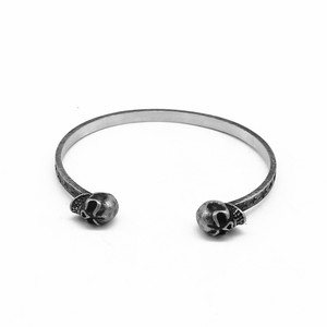 Pulsera de plata tibetana yunnique con diseño de calavera abierta para hombre, diseño geométrico de esqueleto, joyería de moda - Product Image 1