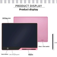 Tablette d'écriture numérique LCD colorée de 16 pouces, rechargeable, pour enfants, bloc de dessin pour tout-petits
