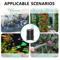 Pompe à eau de circulation de laboratoire DC 24V ABS, haute capacité, alimentation réglable, variateurs de fréquence, équipement de refroidissement