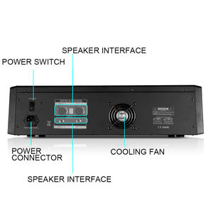 Mezclador Amplificador de Potencia OEM GM8X Profesional con Efecto de Reverberación Incorporado, 8 Canales, 550W*2, Mezclador de Audio USB - Product Image 2