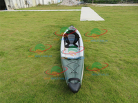 Kayak gonflable de haute qualité pour 1 personne, bateau pliable, accessoire d'été, 2022