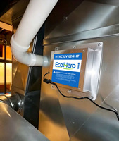 Purificateur d'air Ecohero G-218H 36W à double lumière UV pour HVAC, hydroxylant, 2M d'ions négatifs, pour usage commercial/hôtelier, écologique, anti-odeurs