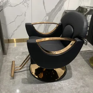 AF01 Modern Minimalist Salon Barber Shop Chair Hairdressing Shop Special Lifting Can Be Put Down The Barber Chair