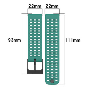 Bracelet de rechange en silicone pour montre connectée <span class=keywords><strong>Suunto</strong></span> <span class=keywords><strong>Vertical</strong></span> - Product Image 3