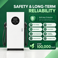 Borne de Recharge DC Publique CCS2 100kW Haute Puissance 200-1000V OCPP 1.6J pour Extérieur, Vente au Détail, Autoroute, Flotte, Stationnement, EVSE Commercial pour Véhicules Électriques