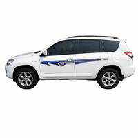 Autocollant vinyle latéral pour SUV : Kit de modification extérieure de voiture résistant aux UV avec emblème de course et graphiques de porte