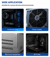 Ventilateur de serveur haute performance Dell 05NHJV 5NHJV d'origine, neuf, de qualité argent, 5,50 A 12 V pour PowerEdge R750 R7525 R760