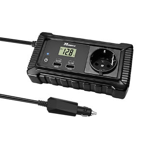 Prises de courant portables 4 ports USB Convertisseur DC 12V vers 220V Onduleur à onde sinusoïdale pure 200W Convertisseur de courant pour <span class=keywords><strong>voiture</strong></span> <span class=keywords><strong>Chargeur</strong></span> d'ordinateur portable - Product Image 1