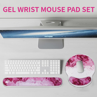 Grosir Pabrik Set Alas Mouse Gaming Transparan Personalisasi Baru, Anti Stres, Silikon, Tahan Air, Anti Gores