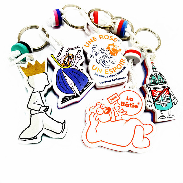 Customize Eva Floating Keyfobs Personalize Safety Keychains for Boat Foam Custom logo Float Keyring Water Keychain Eva Foam