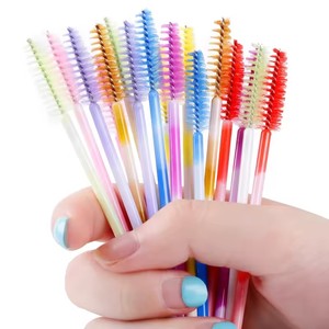 Pinceaux de maquillage professionnels jetables pour cils et sourcils, brosses à estomper, applicateurs de <span class=keywords><strong>mascara</strong></span>, usage oculaire, poils en nylon, manche en plastique - Product Image 5