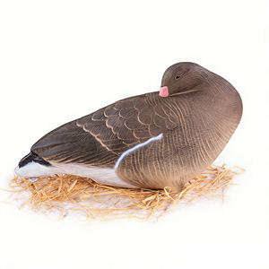 Décoy de canard réaliste en EVA souple bleu avec support et piquet, design canard des neiges canadien flottant en mousse pour la chasse - Product Image 4