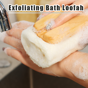 Ultra Soft Natural Loofah Bath Brush Oval-Shaped Eco-Friendly Exfoliating Massage Scrub for Back and Body Skincare - Product Image 3