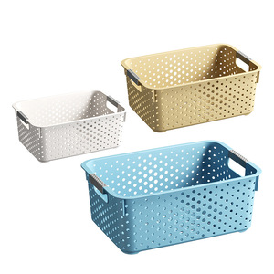 Plastic <b>Storage</b> <b>Basket</b> Rectangle Mini For Home Kitchen Desktop <b>Toy</b> Snack Organizing - Product Image 3
