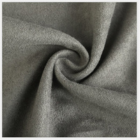 Tissu d'ameublement occultant 100 % polyester microfibre micro-suède brossé non extensible pour vêtements, maison, voiture, jouets et textiles de sacs