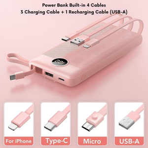 Batería <span class=keywords><strong>Externa</strong></span> Inteligente con Pantalla Digital de 10000mAH 20000mAh, 4 Puertos de Carga para Múltiples Dispositivos - Product Image 2