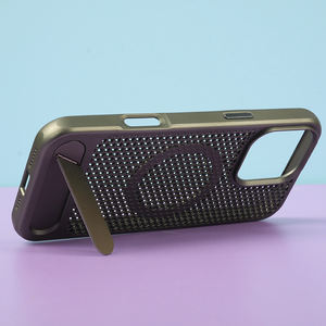 เคสโทรศัพท์มือถือกันกระแทกโลหะพร้อมขาตั้งสำหรับเรา EU <span class=keywords><strong>Market</strong></span> forros fundas Para celulares - Product Image 2