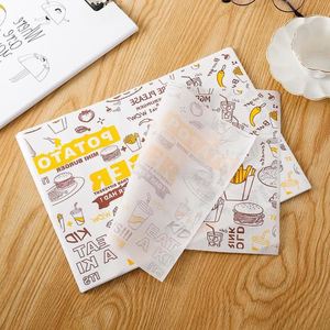 Custom Printed Deli Sandwich Burger <b>Food</b> <b>Wrapping</b> <b>Paper</b> <b>Food</b> Grade Greaseproof Wax <b>Paper</b> Sheet Custom Logo Wax <b>Paper</b> - Product Image 5